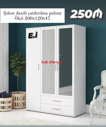 Komodlar: Yeni, Düz dolab, Qarderob, paltar dolabı