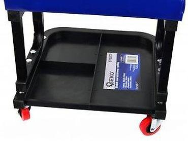 Kancelarijske stolice: GEKO radionicka stolica sa točkićima i odlaganjem alata - Niska — 11