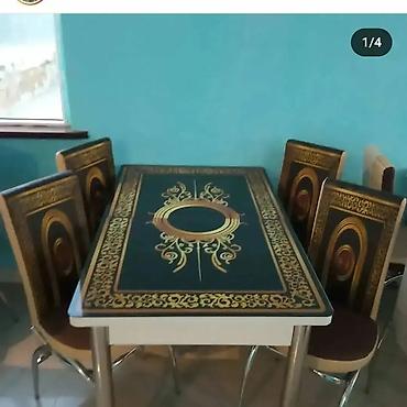 Masa və oturacaq dəstləri: *Hazır elde olan* ✔️Türk istehsalı🇹🇷 ✔️Kuxna üçün stol stul dəsti ✔️ — 9