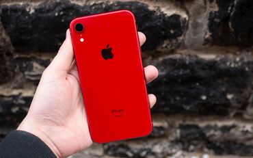 телефон продаж: IPhone Xr, Б/у, 128 ГБ, Красный, 75 %