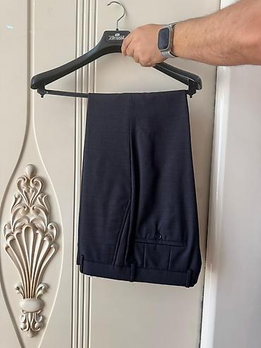 Kişi geyimləri: Kostyum, Demisezon, Ermenegildo Zegna, L, rəng - Göy — 9