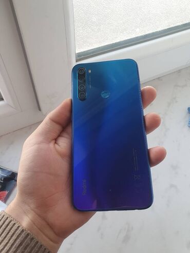 Xiaomi: Xiaomi Redmi Note 8, 64 GB, rəng - Mavi, 
 Zəmanət, Barmaq izi, İki sim kartlı