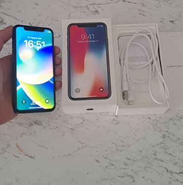 Apple iPhone: IPhone X, 64 GB, Qara