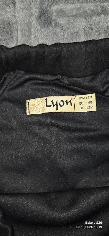 alt geyim: Lyon brendi qadın yubkası -Ölçü: 48 - Rəng: qara - Model: qələm — 3