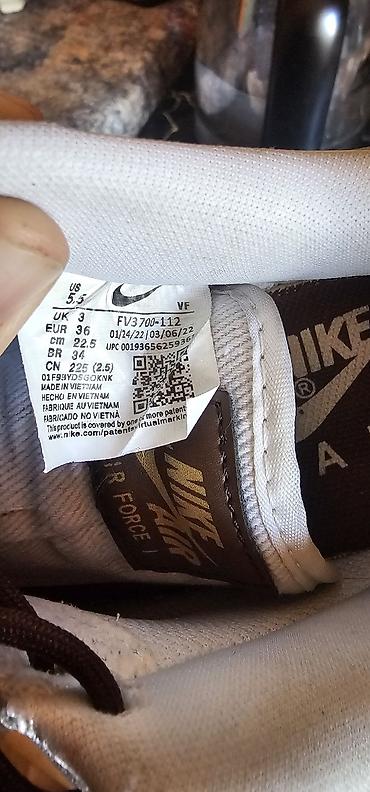 аир форсы: Кроссовки, 36, Nike, Б/у, цвет - Белый — 4