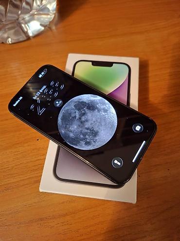 Apple iPhone: IPhone 14, Б/у, 256 ГБ, Черный, Зарядное устройство, Защитное стекло, Кабель, 79 % — 4