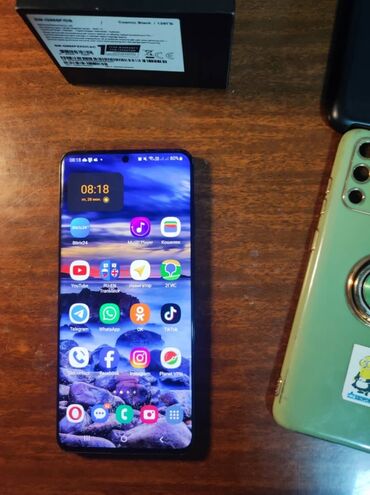 телефон самсунг 21: Samsung Galaxy S20 Plus, Колдонулган, 128 ГБ, түсү - Кара, 2 SIM