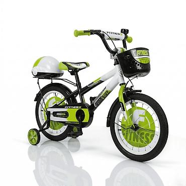 baldini obuca: Dečija bicikla 16'' Fitness Crno – Zelena (Šifra proizvoda: SM-1) — 2