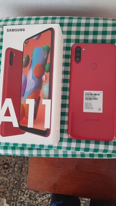 видеокарты rx: Samsung Galaxy A11, Б/у, 32 ГБ, цвет - Красный, 2 SIM