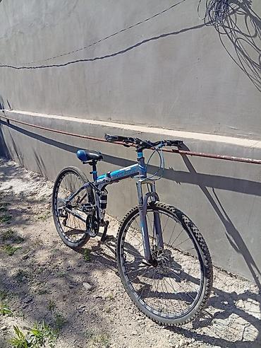 İdman velosipedləri: Dağ velosipedi – 26” təkər, ön amortizatorlu - Rəng: mavi-qara - — 2