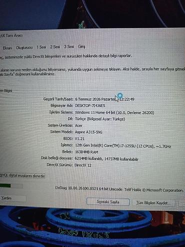 sazz problem: Satılır Acer Aspire 3 A315-59G noutbuk. Təmiz və səliqəli, az istifadə — 4