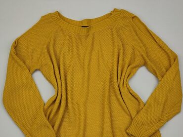 bluzki żółte damskie: Sweter, Boohoo, M, stan - Dobry