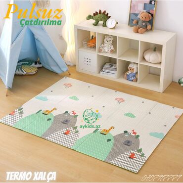 Uşaqlar üçün digər mallar: 🌟 İkitərəfli Şəkilli Termo Xalça – Körpəniz üçün Maksimum Rahatlıq! 🧸✨ — 9