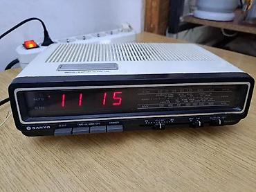 Antikviteti: RADIO BUDILNIK SANYO RM6000 IZ 70-IH | Stari digitalni radio — 2