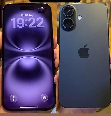 IPhone 16, 256 GB, Qara, Face ID lalafo.az -da IPhone 16, 256 GB, Qara, Face ID