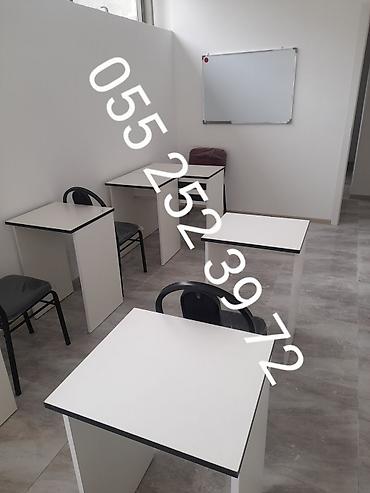 Ofis dəst mebeli: Stol stul Qursu masaları ve stul tppdan satış ölçləri eni 45 uzun 60 — 2