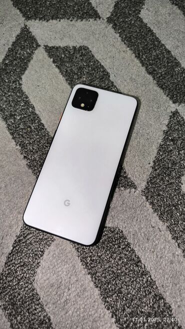 vertu телефон: Google Pixel 4 XL, Б/у, 64 ГБ, цвет - Белый, 1 SIM, eSIM