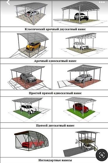 Сварка: Металлический каркас для навеса, обеспечивающий прочную основу для — 15