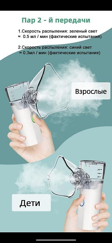 Ингаляторы, небулайзеры: Портативный небулайзер (ингалятор) с mesh-мембраной Основные — 2
