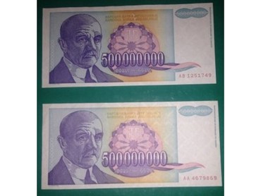 kaputic s: Sa 3.800 na 3.000 dinara! Lot papirnih novčanica iz perioda inflacije