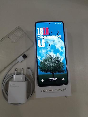 redmi note 11 pro: Redmi Note 11 Pro, 128 GB, rəng - Qara — 2