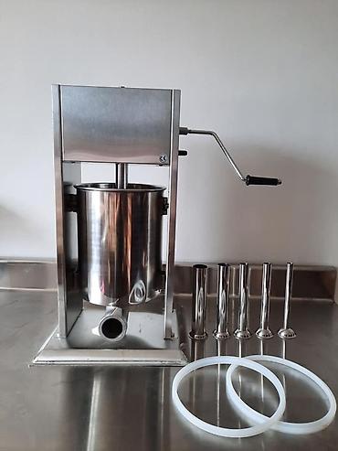 Kolbasa, sosiska aparatları: Kolbasa sosiska dolduran makina. Bu maşınlar paslanmayan poladdan — 16