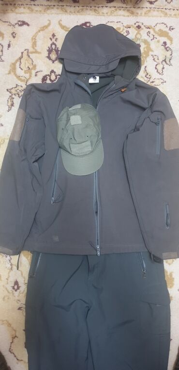 тактические перчатки: Тактический костюм. Подходит для охоты и рыбалки цвет Хаки, размер