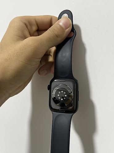 huawei mate 9 pro: Смарт-часы Apple Watch 9 (алюминий, цвет Space Gray) с черным — 4