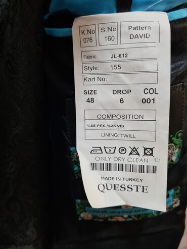 Kostyumlar: Quesste Cerimonia bəylik kostyumu köynək+baboçka hədiyyə . Hər biri -da lalafo.az — 6 Kostyumlar: Quesste Cerimonia bəylik kostyumu köynək+baboçka hədiyyə . Hər biri — 6