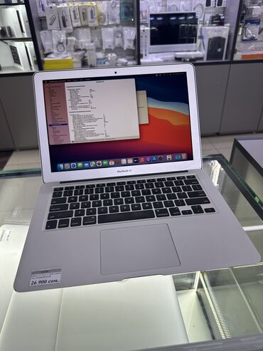 ноутбук macbook: Ультрабук, Apple, 8 ГБ ОЭТ, 13.3 ", Колдонулган, Татаал эмес тапшырмалар үчүн, эс тутум SSD