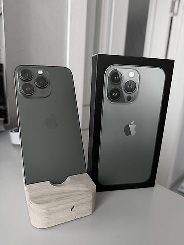 iphone 17 про макс: IPhone 13 Pro цвет Natural Titanium/зеленый оттенок на фото — 1
