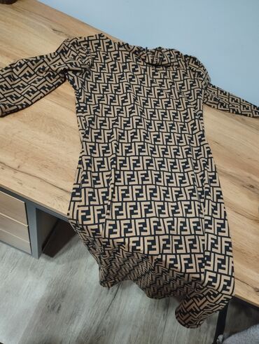 Повседневные платья: Повседневное платье, Длинная модель, Трикотаж, S — 13