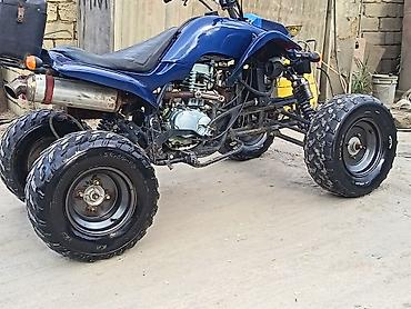 daewoo damas kredit: ATV / Kvadrovelosiped – mavi rəng - 4 təkərli off-road kvadro, ön — 5
