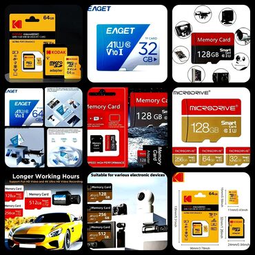 soyuducu sədərək: YENİ - ADAPTERLİ, Keyfiyyətli MİCRO SD KARTLARI satılır. KODAK