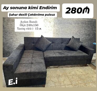 Masa və oturacaq dəstləri: Divan, Yeni, Açılan, Bazalı, Dəri