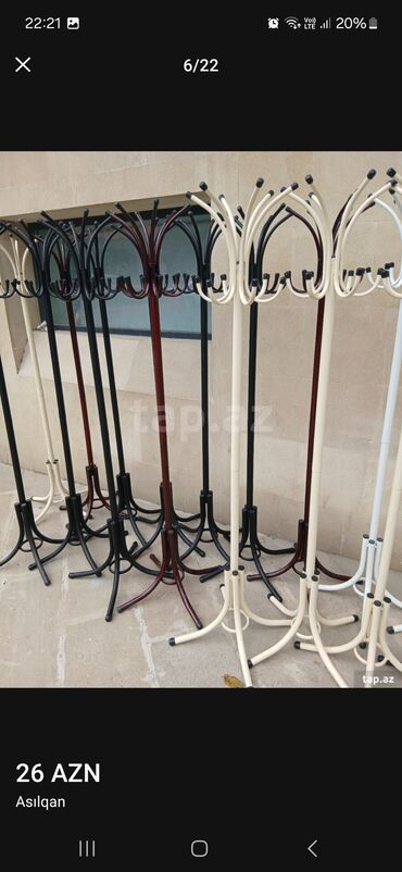 Asılqanlar: Yeni ve keyfiyyetli demir asilqanlar Qalinlar - 45 azn Nazikler - 26 — 11