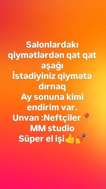 СТО, автобизнес: Salondakı qiymətlərdən qat-qat aşağı dırnaq xidmətləri təklif olunur