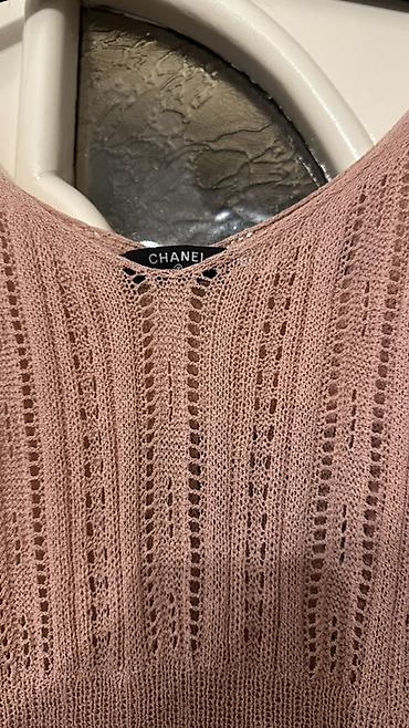 chanel mindjuse: Brend: Chanel Model: Trikotaj, haşiyəli açıq naxışlı uzun don — 2