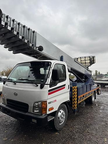 авто вишка: Автовышка на шасси Hyundai Mighty - Тип: телескопическая автовышка — 1