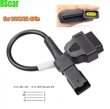 vag com cena: Ducati 4 - pinski na 16 pin OBD2 adapter OBD2 16 Pin Adapter OBD2 za — 1