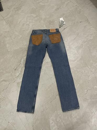 alt geyimi: Klassik Şalvar, Off-White, S, rəng - Mavi — 2