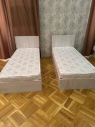 кровать: Təknəfərlik çarpayı, Bazasız, Matras ilə, Siyirməsiz