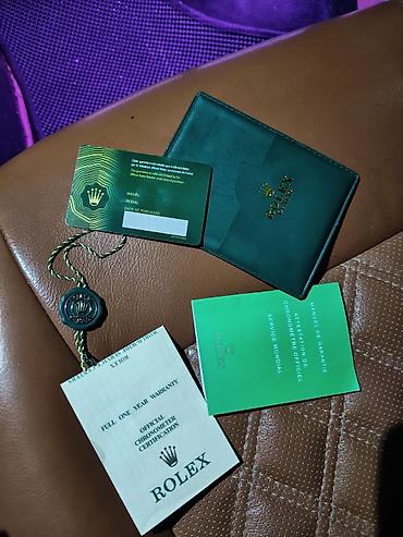 Наручные часы: Rolex üslubunda qol saatı, qara metal korpus və metal bilərziklə — 1