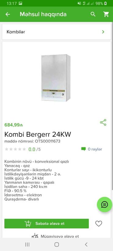 Online sifarişpulsuz çatdırılmaBu qiymətlər yalnız nağd alış zamanı