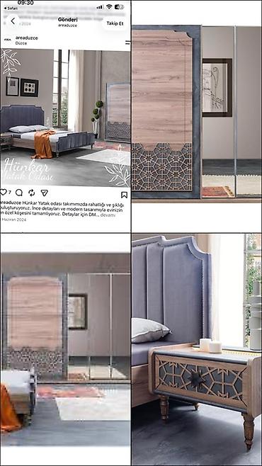 yatag dest: Hünkar yataq otağı dəsti - Komplekt: çarpayı (yumşaq başlıqla), 2 — 2
