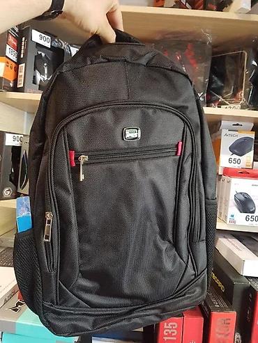 Futrole i torbe za laptopove: Ruksak za laptop – AGON M100 - Klasičan crni ruksak sa više pregrada — 5