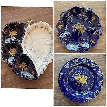 gilan pastellik parcalar: Tort və şiriniyyat qabı, rəng - Göy — 1