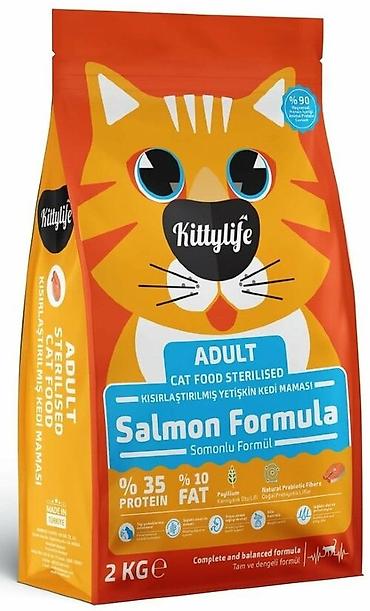 куплю белку: Сухой корм для стерилизованных взрослых кошек Kittylife Salmon Formula — 1