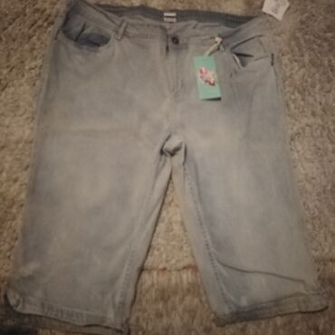 džeparke pantalone: Pantalone 7XL (EU 54), bоја - Svetloplava