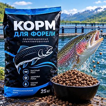 кормовой марковка: Производим корм для форели, профессиональная формула — 1